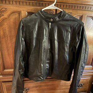 Torrid Snap-Collar Moto Jacket-Black-Size 0